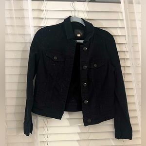 Black jean jacket